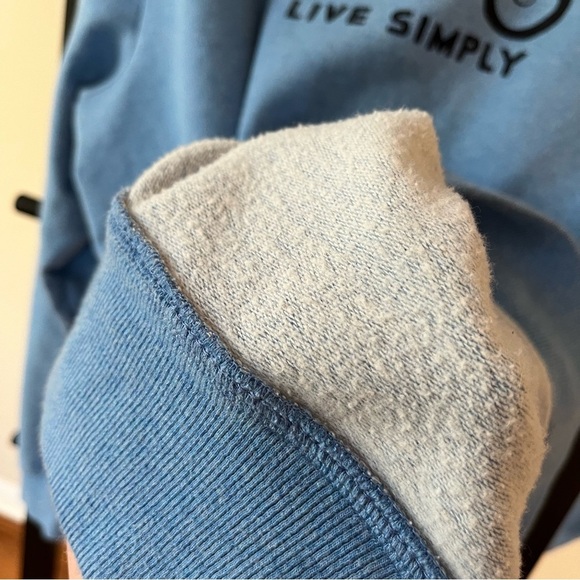 Patagonia Live Simply Market Bike Midweight Hoody - Radar Blue XL Women’s - Picture 7 of 15